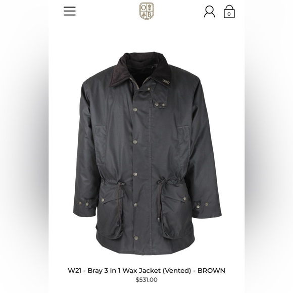 Pre Loved Like NEW Oxford Blue England Bray 3 in 1 Wax Jacket (Vented) SZ XL - Picture 9 of 10